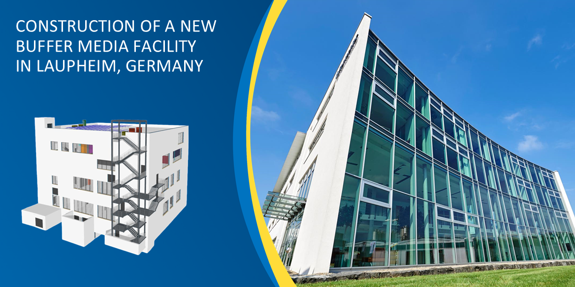 Rentschler Biopharma news construction of a new buffer media facility in Laupheim, Germany